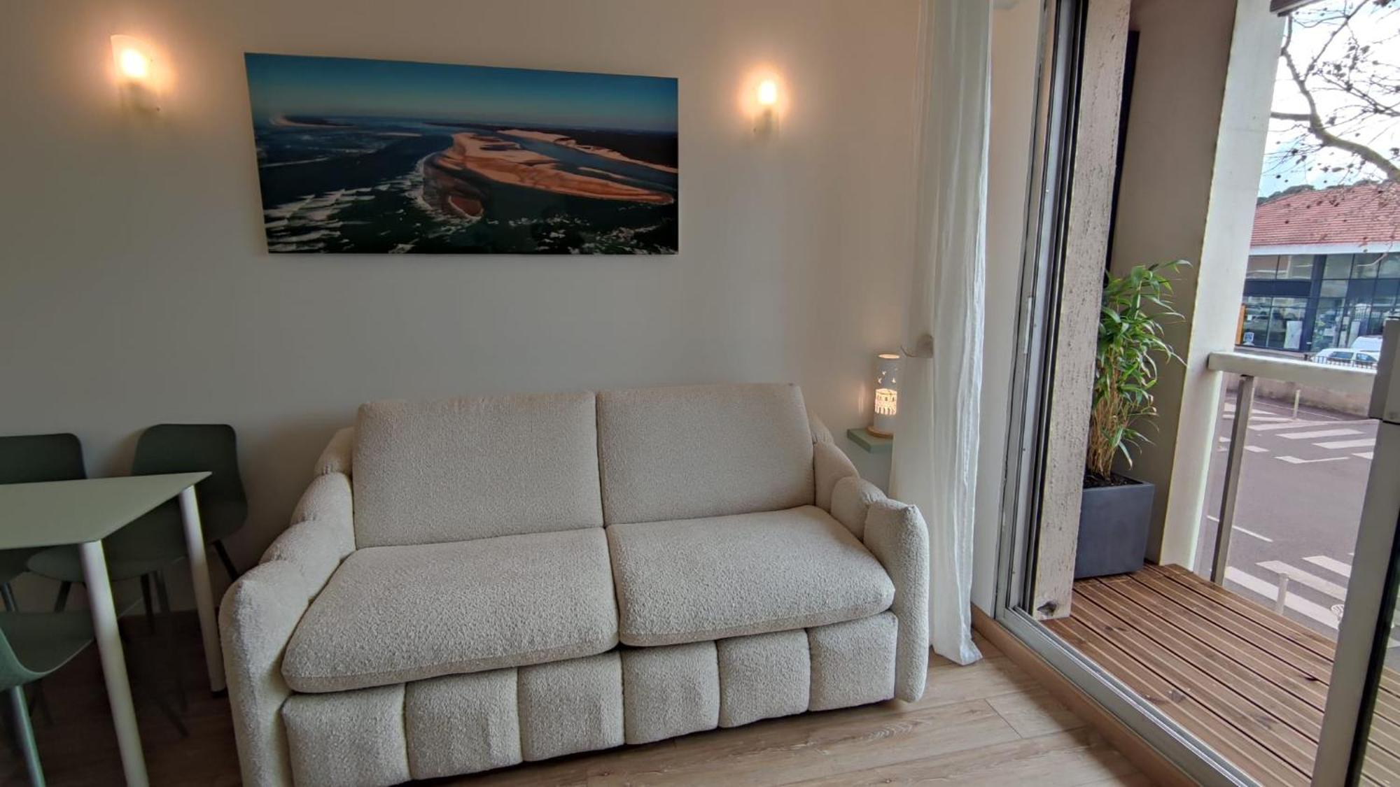 Studio Avec Parking Centre-Ville Face A La Gare Plage & Commerces 阿卡雄 外观 照片
