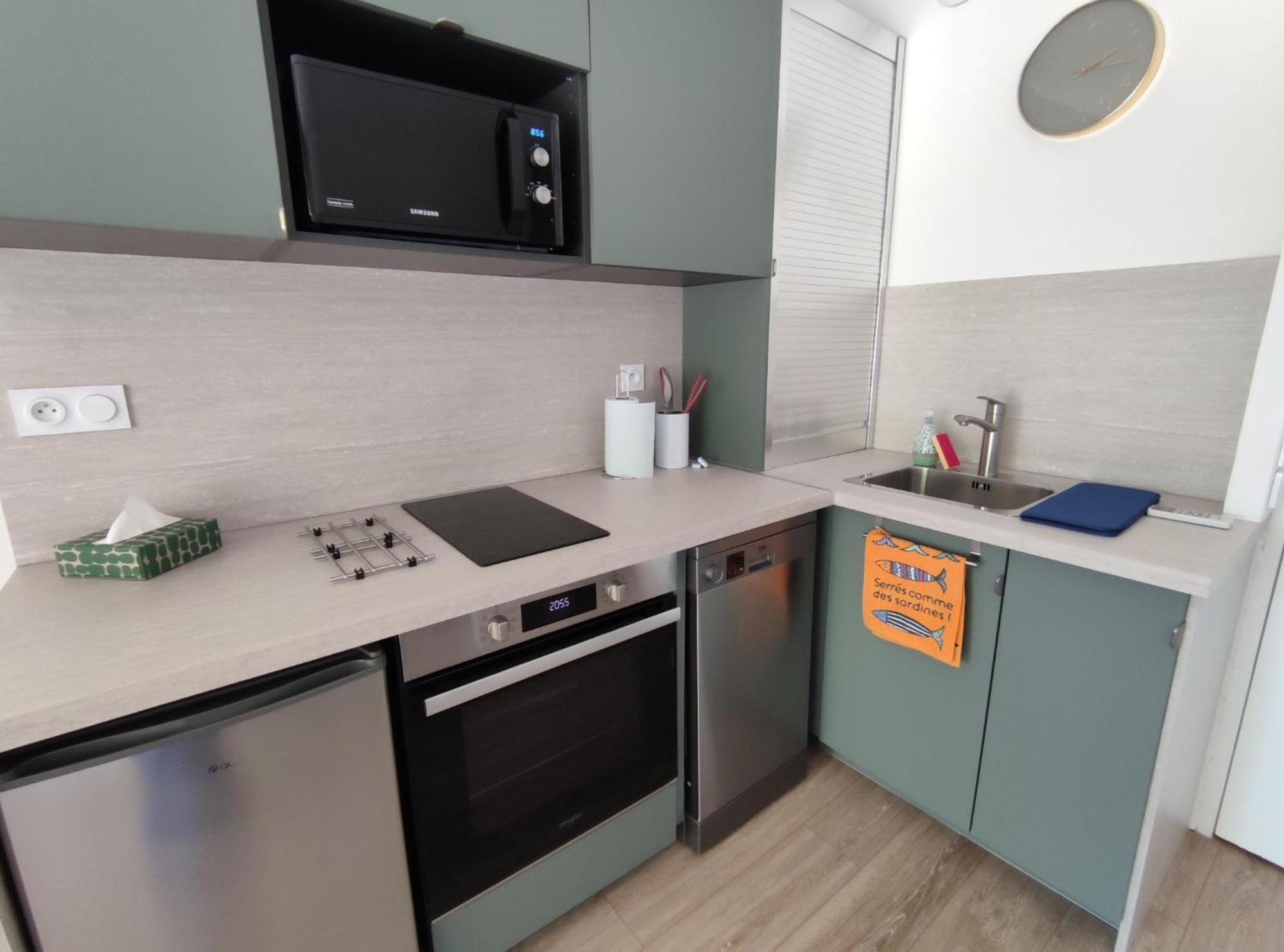 Studio Avec Parking Centre-Ville Face A La Gare Plage & Commerces 阿卡雄 外观 照片